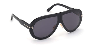 Tom Ford Troy Ft 0836 Unisex Black Pilot Sunglasses