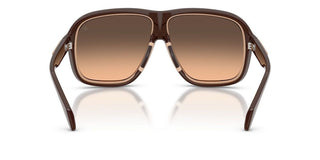 Moncler Twotone Me8011u Unisex Brown Pilot Sunglasses