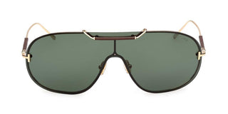 Tom Ford TYLER-02 FT1309 unisex Gold Shield Sunglasses