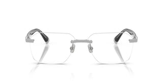 Brunello Cucinelli Tyler Bc 1011t Men Silver Geometric Eyeglasses