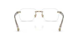 Brunello Cucinelli Tyler Bc 1011t Men Gold Geometric Eyeglasses