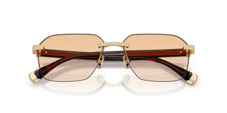 Brunello Cucinelli Tyler Bc 1011t Men Gold Geometric Eyeglasses