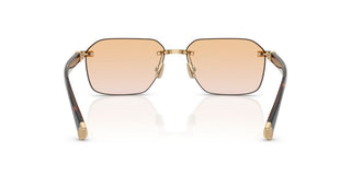 Brunello Cucinelli Tyler Bc 1011t Men Gold Geometric Eyeglasses