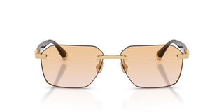 Brunello Cucinelli Tyler Bc 1011t Men Gold Geometric Eyeglasses