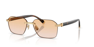 Brunello Cucinelli Tyler Bc 1011t Men Gold Geometric Eyeglasses