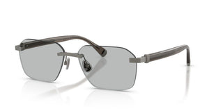 Brunello Cucinelli Tyler Bc 1011t Men Ruthenium Geometric Eyeglasses