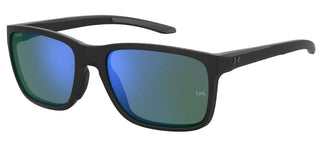 Under Armour UA 0005/S men Black Squared Sunglasses