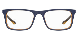 Under Armour Ua 5086 Men Blue Rectangle Eyeglasses