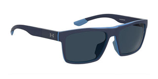 Under Armour Ua Acetech/f Unisex Blue Rectangle Sunglasses
