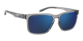 Under Armour Ua Assist 2 Men Grey Squared Sunglasses