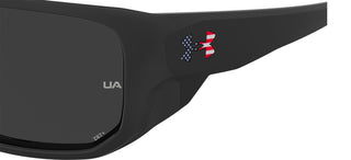 Under Armour Ua Attack 2 Men Black Squared Sunglasses