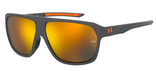 Under Armour UA DOMINATE unisex Grey Squared Sunglasses