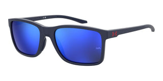 Under Armour Ua Hustle Xl Unisex Blue Rectangle Sunglasses