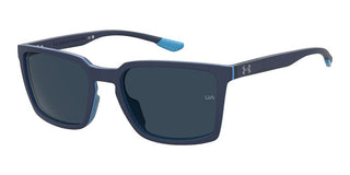 Under Armour Ua Sportate Unisex Blue Rectangle Sunglasses