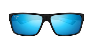 Maui Jim Uila Af Mj0662sa Men Black Squared Sunglasses