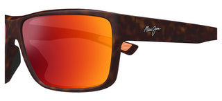 Maui Jim Uila Af Mj0662sa Men Havana Squared Sunglasses