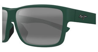 Maui Jim Uila Mj0661s Men Green Squared Sunglasses