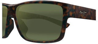 Maui Jim Uila Mj0661s Men Havana Squared Sunglasses