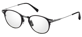 Dita UNITED unisex Black Round Eyeglasses