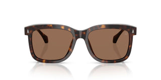 Moncler Valaire Me6018 Unisex Havana Squared Sunglasses