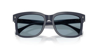 Moncler Valaire Me6018 Unisex Blue Squared Sunglasses