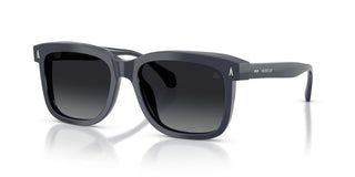 Moncler Valaire Me6018 Unisex Blue Squared Sunglasses