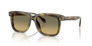 Moncler Valaire Me6018 Unisex Havana Squared Sunglasses