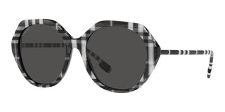 Burberry VANESSA BE 4375 women Black Geometric Sunglasses