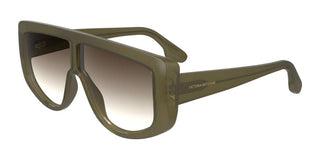 Victoria Beckham VB664S unisex Green Shield Sunglasses