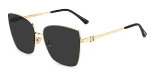 Jimmy Choo VELLA/S women Gold Geometric Sunglasses