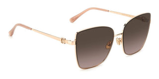 Jimmy Choo VELLA/S women Gold Geometric Sunglasses