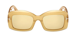 Tom Ford VENETIA FT1218 unisex Yellow Squared Sunglasses