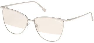 Tom Ford VERONICA FT 0684 unisex Silver Cat Eye Sunglasses