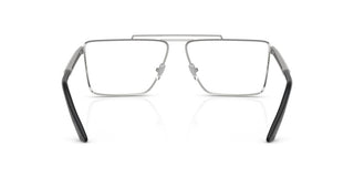 Versace VE 1295 men Silver Rectangle Eyeglasses