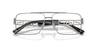 Versace VE 1308 men Silver Geometric Eyeglasses