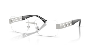Versace VE 1310 unisex Silver Rectangle Eyeglasses