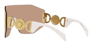 Versace VE 2258 unisex Gold Shield Sunglasses