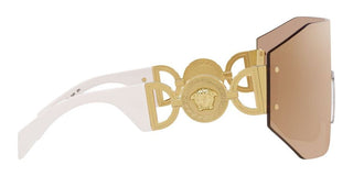 Versace VE 2258 unisex Gold Shield Sunglasses