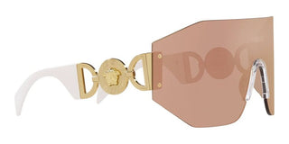 Versace VE 2258 unisex Gold Shield Sunglasses