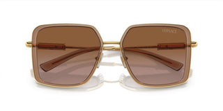 Versace VE 2261 women Brown Squared Sunglasses