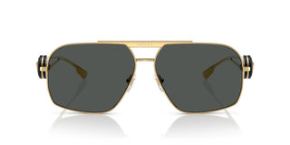 Versace VE 2269 men Gold Pilot Sunglasses