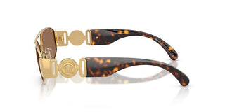 Versace VE 2287 men Gold Geometric Sunglasses