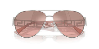 Versace VE 2289 men Silver Pilot Sunglasses