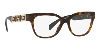 Versace VE 3338 women Havana Squared Eyeglasses