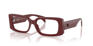 Versace Ve 3362u Women Red Rectangle Eyeglasses