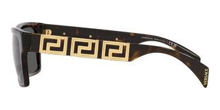 Versace VE 4445 men Havana Squared Sunglasses