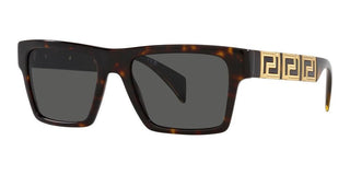 Versace VE 4445 men Havana Squared Sunglasses