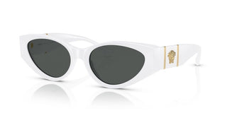Versace Ve 4454 Women White Cat Eye Sunglasses