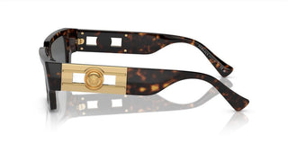 Versace VE 4459 unisex Havana Geometric Sunglasses