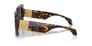 Versace Ve 4467u Women Havana Oversize Sunglasses